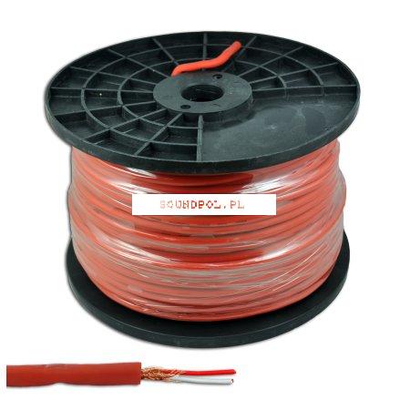 1.0a PRZEW�D MIKROFONOWY MV STANDARD CZERWONY- 100m