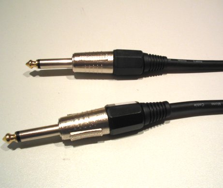 Kabel gitarowy (instrumentalny) HQ (wtyk-metal) 10m