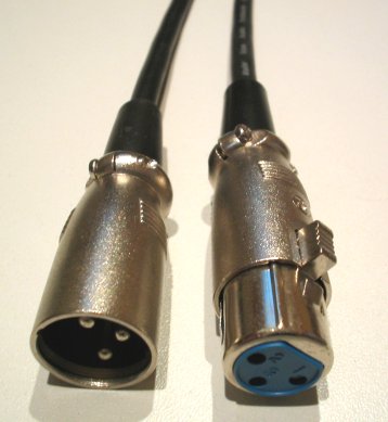 Kabel mikrofonowy HQ (canon-canon) 10m