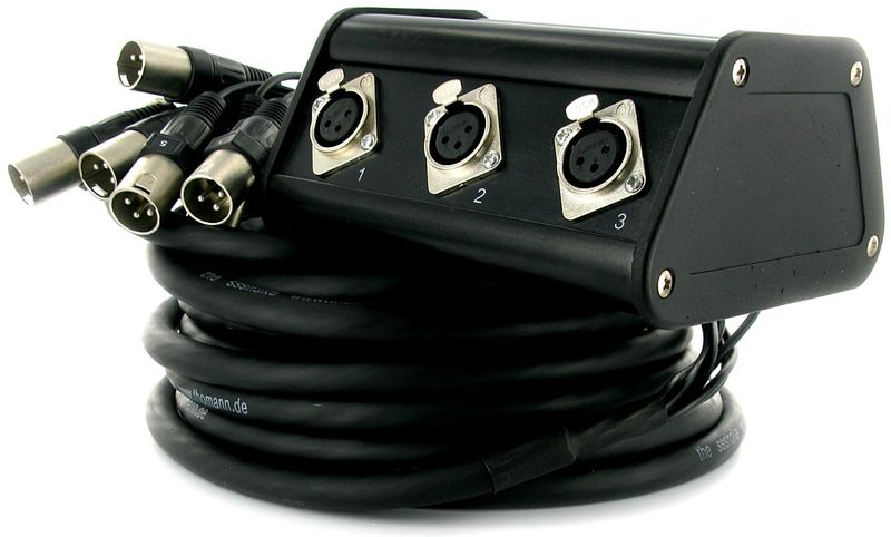 3.8 KABEL STAGEBOX, MULTICORE, 6 WYJ��, 10 M