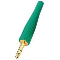 2.3 Wtyk Jack 6,3mm stereo/guma/ziel