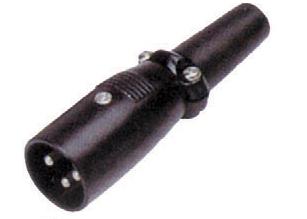 1.1a Wtyk Canon m�ski metal/czarny