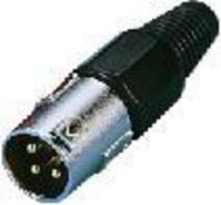 1.2 Wtyk Canon m�ski plastik/czarny