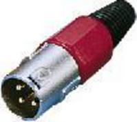 1.3 Wtyk Canon m�ski plastik/czerwony