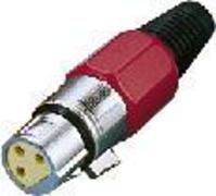 1.3a Wtyk Canon �e�ski plastik/czerwony