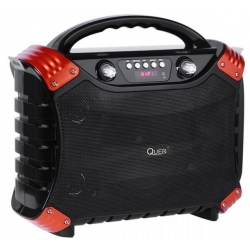8.6 Przenośny aktywny zestaw głośnikowy Quer z funkcją MP3, Bluetooth, radio FM oraz funkcją Karaoke