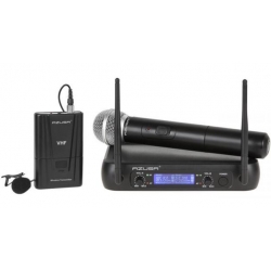 Mikrofon VHF 2 kanały WR-358LD (1 x mik. do ręki + 1x klip)