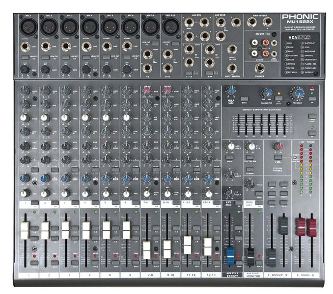 3.1 Mikser PHONIC MU 1822X