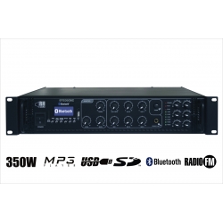 Nagłośnienie naścienne RH SOUND ST-2350BC/MP3+FM+BT + 10x BS-1050TS/W