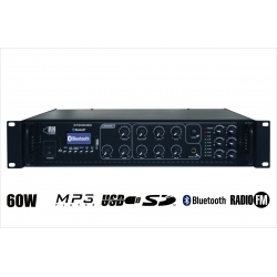 Nagłośnienie naścienne RH SOUND ST-2060BC/MP3+FM+BT + 2x SA3-55Q