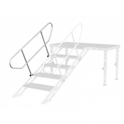 Aluminiowa barierka dla schodów przegubowych, SBA09