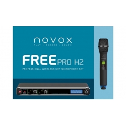 Mikrofon bezprzewodowy, podwójny Novox FREE PRO H2