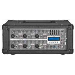 5.0 POWERMIKSER Z MP3, 160W, 6 KANAŁÓW, REVERB, USB