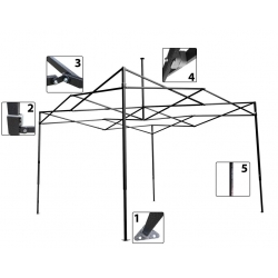 Namiot ekspresowy standard 6x3m