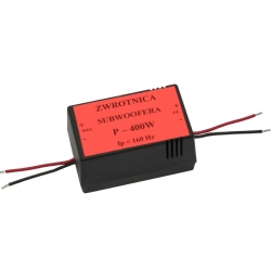 Zwrotnica gł.subwoof.400W/4-8 Ohm w obud