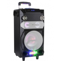 9.0  Przenośny aktywny zestaw DJ marki Quer z światełkami RGB, funkcją nagrywania oraz karaoke
