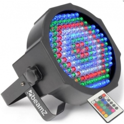 2.0.1.h Reflektor LED z pilotem BeamZ FlatPAR 154x10mm