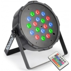 2.0.1.o. Reflektor BeamZ FlatPAR 18 x 1W RGB LED