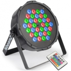 2.0.1.ń. Reflektor BeamZ FlatPAR 36 x 1W RGB LED