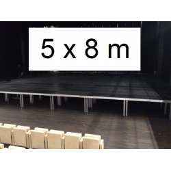 SCENA 5x8m + SCHODY + NOGI REGULOWANE