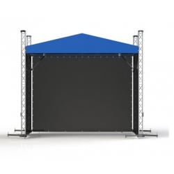 Zadaszenie 4x3m Standard, Plandeka, Wciągarki