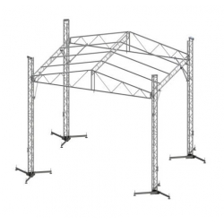 Zadaszenie 4x3m Standard, Plandeka, Wciągarki